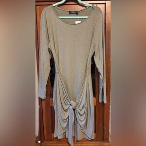 Lauren Ralph Lauren NWT Elegant Sage Green Knot Front Dress size 12